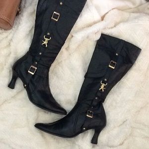 Steampunk Victorian Buckle Boots